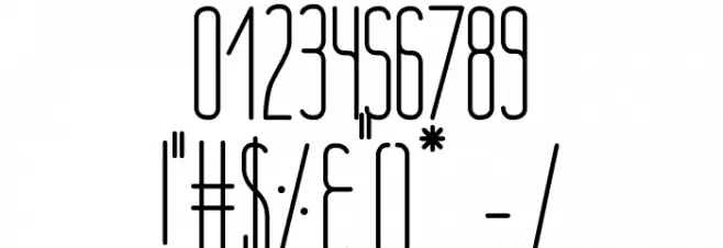 Nue Medium Font OTHER CHARS