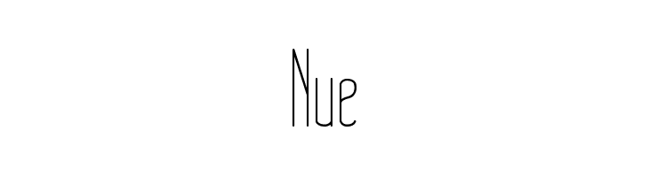 Nue Font
