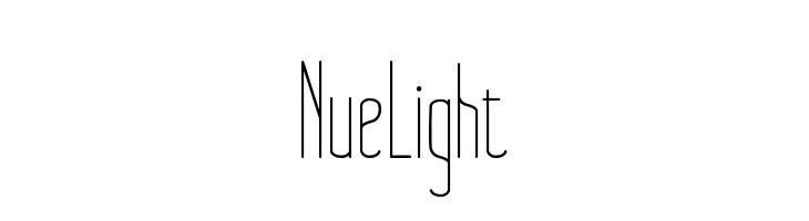 NueLight Font