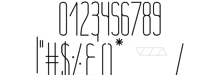 NueLight Font OTHER CHARS