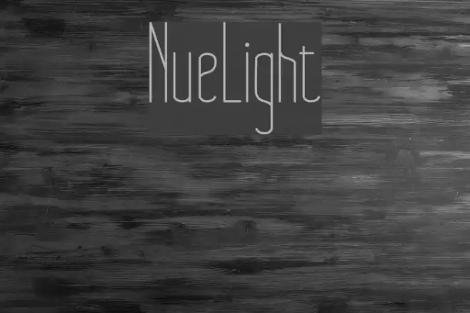 NueLight Font examples