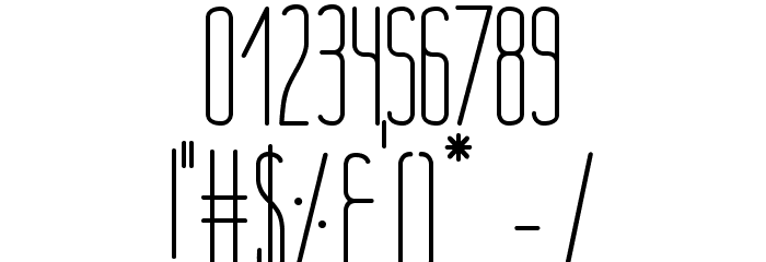 NueMedium Font OTHER CHARS