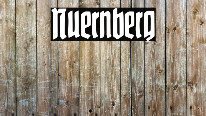 Nuernberg Font examples