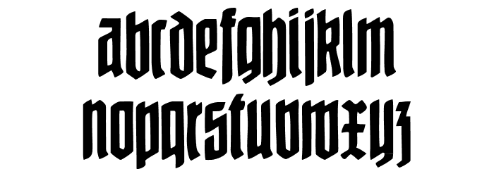 Nuernberg Font LOWERCASE