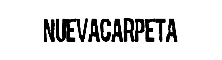 Nueva Carpeta  Frei Schriftart Herunterladen