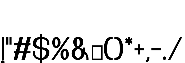 Nuevo Demo Font OTHER CHARS