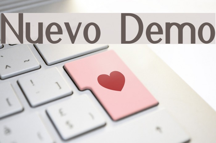 Nuevo Demo Font examples