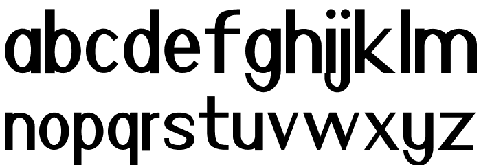 Nuevo Demo Font LOWERCASE