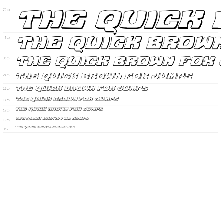 Nuevo Passion 3D Italic Waterfall