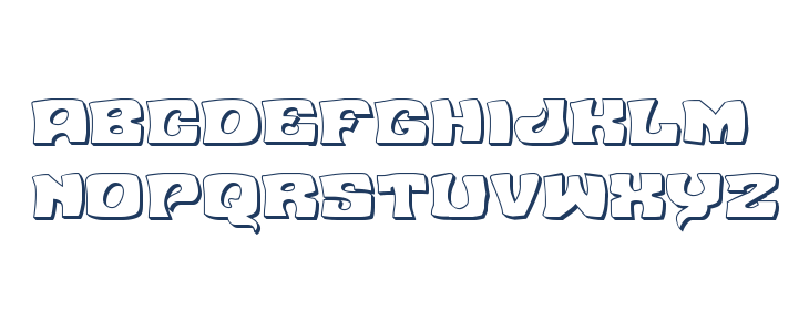 Nuevo Passion 3D Regular Lowercase