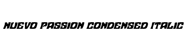 Nuevo Passion Condensed Italic  baixar fontes gratis