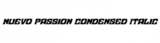 Nuevo Passion Condensed Italic  baixar fontes gratis