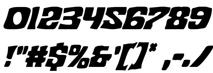 Nuevo Passion Condensed Italic Font OTHER CHARS