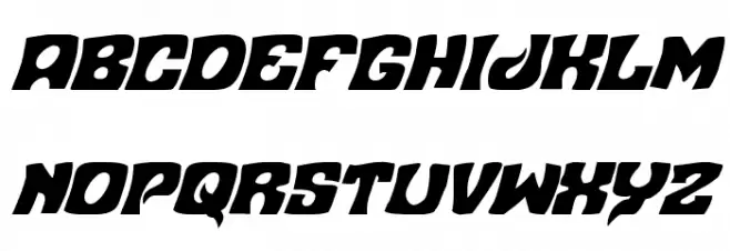 Nuevo Passion Condensed Italic Schriftart Groß