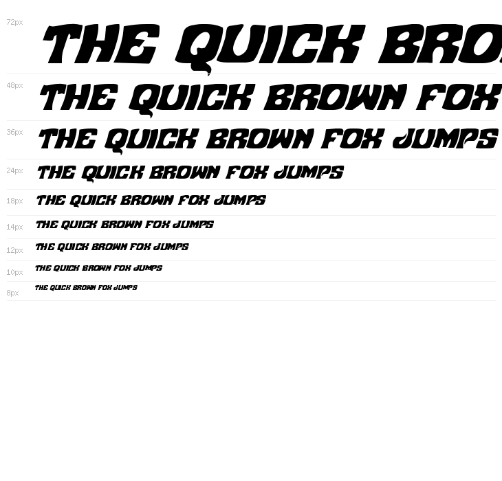 Nuevo Passion Condensed Italic Waterfall