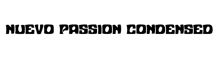 Nuevo Passion Condensed  免费字体下载