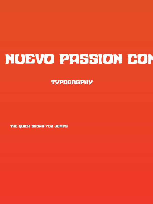 Nuevo Passion Condensed Poster