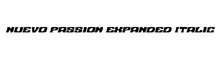 Nuevo Passion Expanded Italic  Fuentes Gratis Descargar