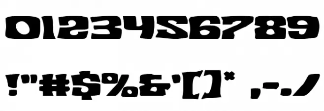 Nuevo Passion Expanded Font OTHER CHARS