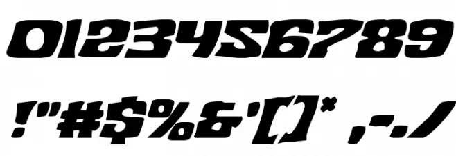 Nuevo Passion Italic Font OTHER CHARS