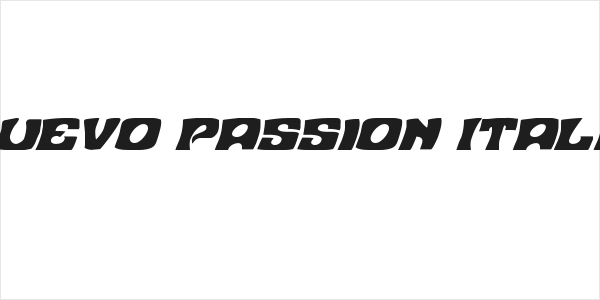 Nuevo Passion Italic Logo