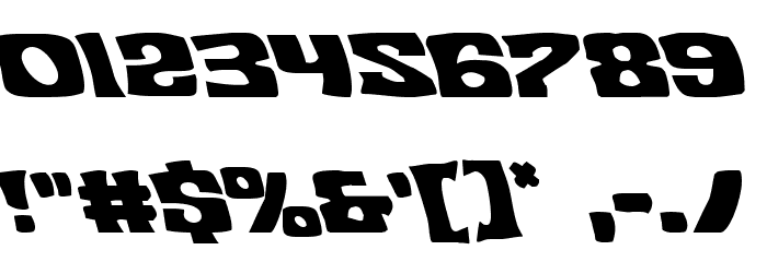Nuevo Passion Leftalic Font OTHER CHARS