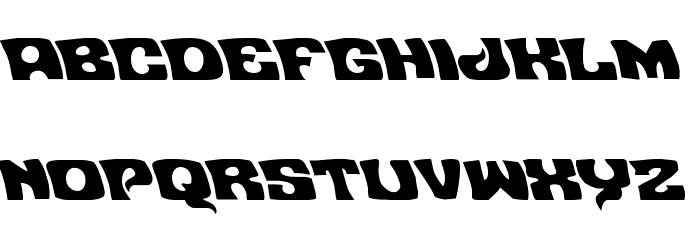Nuevo Passion Leftalic Font LOWERCASE