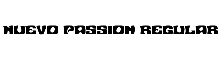 Nuevo Passion Regular  baixar fontes gratis