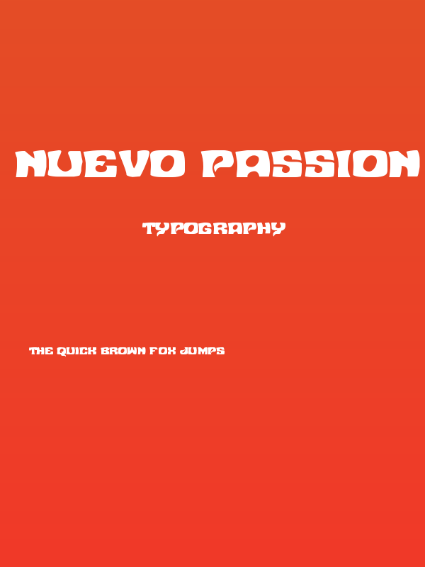 Nuevo Passion Regular Poster