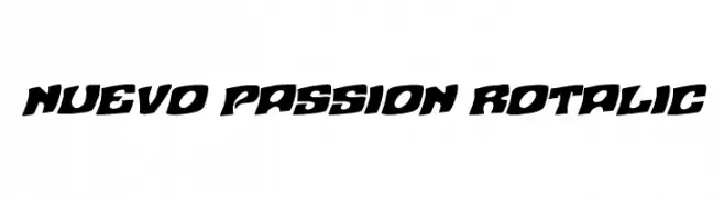 Nuevo Passion Rotalic  Frei Schriftart Herunterladen