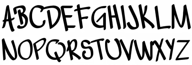 Nuevo Vago Шрифта ВЕРХНИЙ