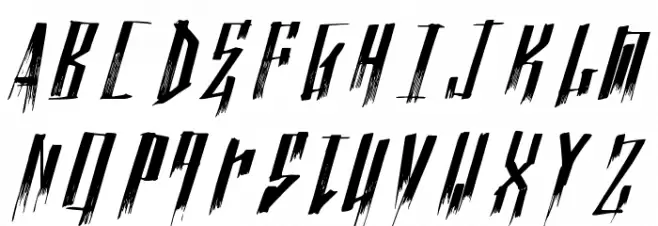 NuevoTrenta Шрифта ВЕРХНИЙ