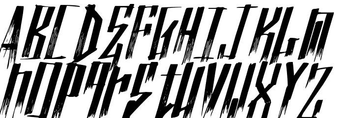 NuevoTrenta Font LOWERCASE