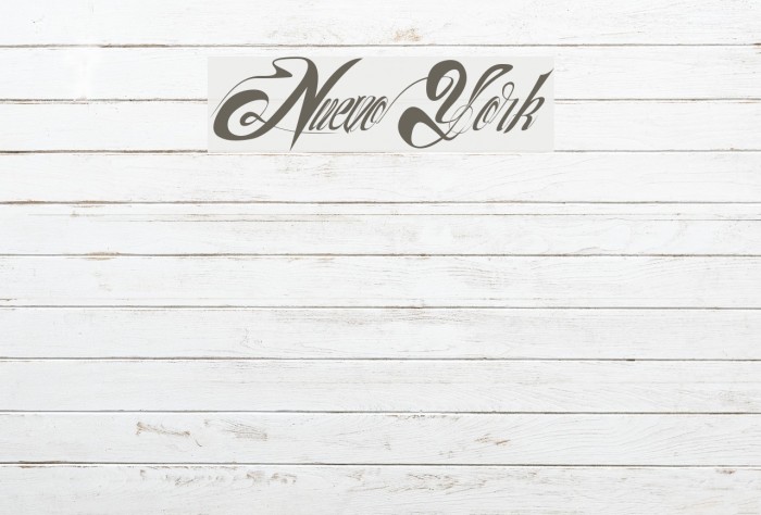 NuevoYork Font examples