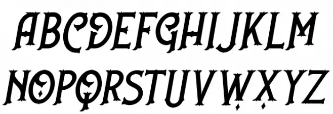 NufcedDEMO-Italic Font Litere mari