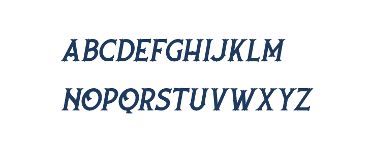 NufcedDEMO-Italic Lowercase