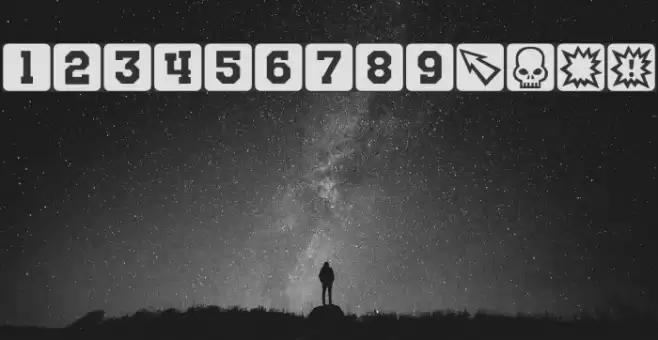 Nuffle Dice Font examples