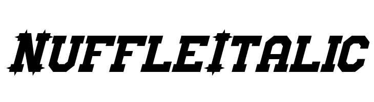 Nuffle Italic  font caratteri gratis