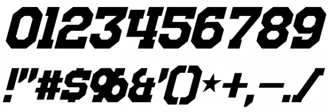 Nuffle Italic Font OTHER CHARS