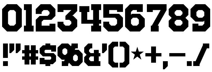 Nuffle Font OTHER CHARS