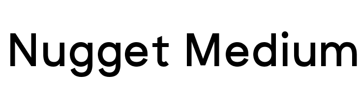 Nugget Medium Font