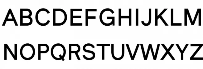Nugget Medium Schriftart Groß