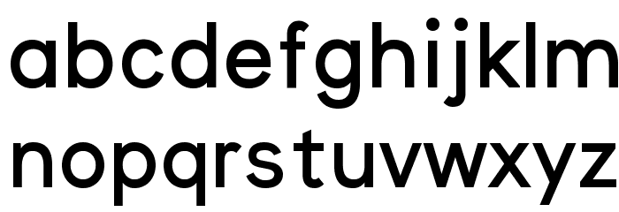 Nugget Medium Font LOWERCASE