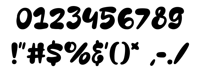 Nugget Font OTHER CHARS