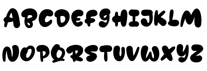 Nugget Font LOWERCASE