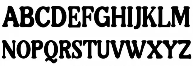 Nugia Vintage Font Litere mari