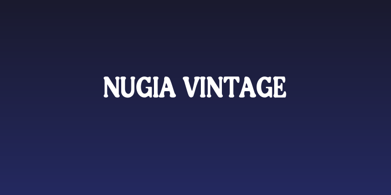 Nugia Vintage Social Header