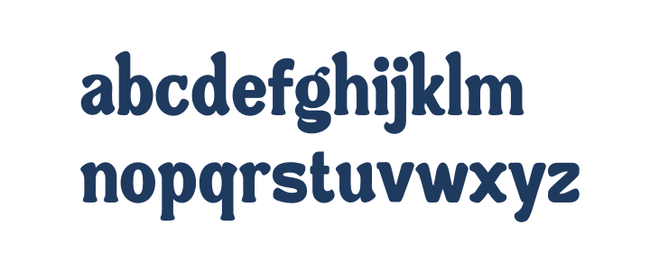 Nugia Vintage Lowercase