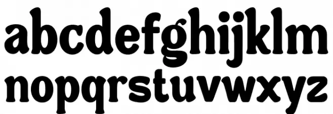 Nugia Vintage خط أحرف صغيرة