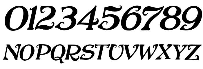 Nugie Romantic Italic Font OTHER CHARS